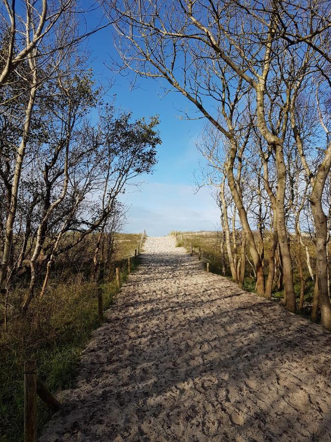 Sonnenstrahl im Küstenwald Gelbensande Exterior foto